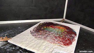 Glory hole cumshot wanker