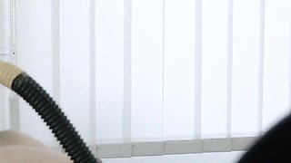 Rubber Patient Gets Anal and Pussy Treatment While Doctors Examination in The Clinic