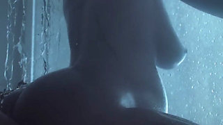 Pregnant Widowmaker Getting Her Tight Purple Pussy Fucked From Behind & Creampied