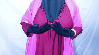 Hijabi woman fucking hard by her step brother