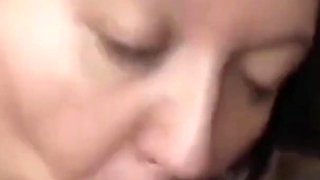 Sucking Hubby Big Black Cock Making Him Moan and Groan
