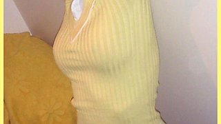 Wifey Looks Perfect in This Yellow Shirt