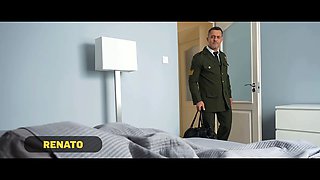 Vip4k. luckiest soldier ever. hot porno with matty