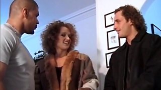 Redhead MILF vintage gangbang porn