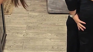 Stepmom MILF Latina Invites Me to Her New Apartment and Ends Covered in Cum and Drool After Deep Oral