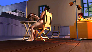 My friend fucked my girlfriend and they went to sleep cuckold sims 4 l 3d l cartoon l wife