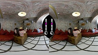 Virtual Reality Nude Photosession Backstage With Teenager Viola Kat - FeelMeVR