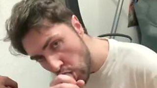 Making my latin friend cum in my mouth