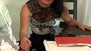 Scandal! Horny Teacher Seduces! Deep in the Ass and Pussy for the Good Grade