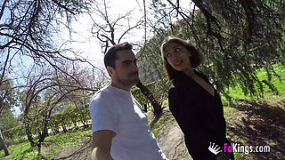 Exhibitionist Woman Agrees to Do Sex Tourism in Madrid, Fucking on the Street and in the Car Fakings