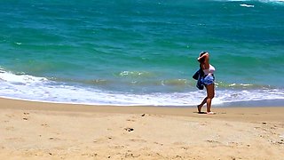 The Watcher Spies On Daria Enjoying A Beach Day