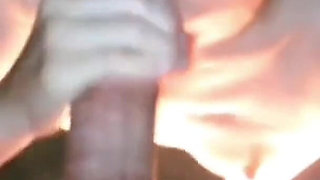 Outdoor Blowjob and Facial at the Hotel Pool