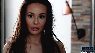 Perfect bum Asian mom horny shower fun