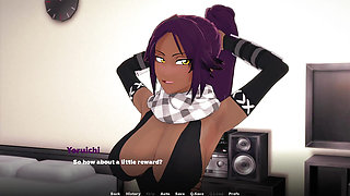 Dream Corruption V.1 Yoruichi - Love Scene (handjob & Facial)