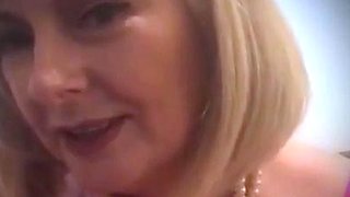 Amateur blond girl with big boobs getting fucked