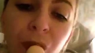 Independent Teen brunette girl toying pussy outdoor