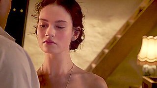 Lily James - Nude - The Exception (2016)