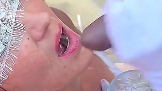 Angel Bathed in Cumshots Bukkake