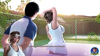 My beautiful tennis partner - Apocalust ep 2 - Big boobs and big ass - Hentai Game