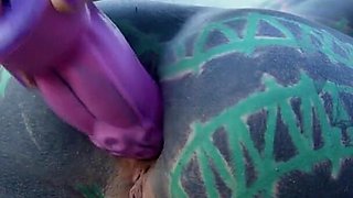 Tattoo Teen Anal Masturbation