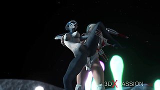 Doggystyle smut with harmonious best girl from 3DXPassion