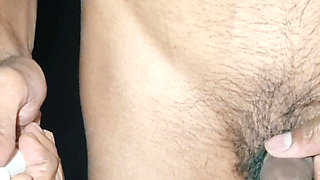 in the forest pissing and cumming