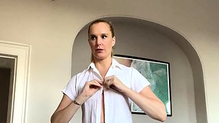 Blonde emo amateur solo masturbation