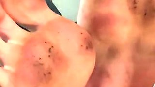 Amateur Foot Fetish Girlfriend Sucks and gives a Footjob