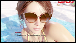 Stepson Playing with Stepmom's Big Ass in a Sexy Bikini - Heartproblems 36 by Xenorav