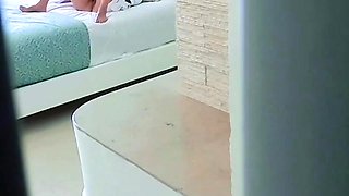 Brunette GF Hidden Cam Masturbation