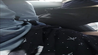 Midday Car Blowjob, Swallowing, Love, Perverted Mature Woman Blowjob