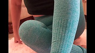 Barefeet in Yoga Pants