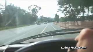 Filling up big tit blonde Latina with fat dick