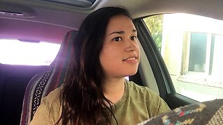 Busty amateur teen outdoor hardcore action with cum