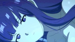 Unexpected hook-up between Fern and Stark under the starry sky in this anime parody