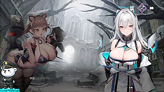 Uncensored hentai gaming adventure with Shirogi