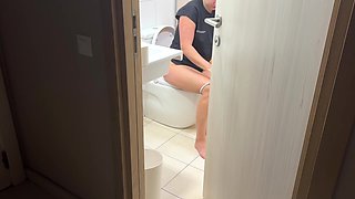 Watching Stepmom Pee in Toilet Compilation