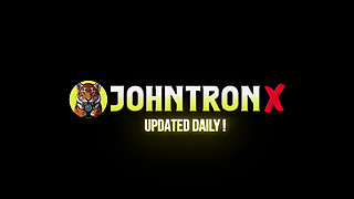 JohnTronX - Cute Asian beauty rides dick and enjoys a warm creampie in the end