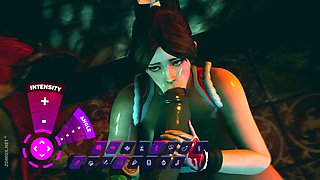 Bad guys with big dicks are her weakness. Animation anal sex