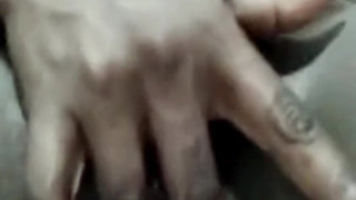 Rubbing Fingering My Wet Big Labia Pussy