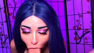 I like it rough... Your big shaft sliding all the way down my throat POV