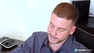 Office secretary gets banged by chief