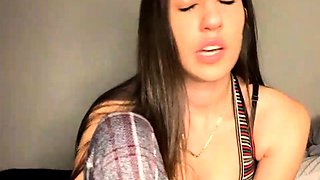 Sexy teen ebony solo toy masturbation