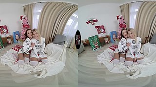 Wonderful teens VR porn smutty story