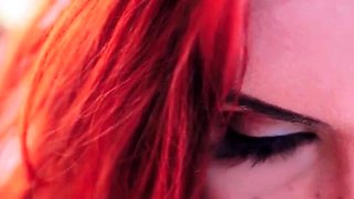 Sexy beautiful ass brunette babe outdoor solo