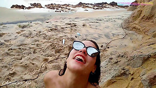 Vintage moments, drinking pee on the beach, posts "high risk" over 5 liters of pee!! VOL 2