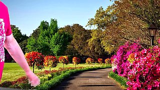 AdamanDeve and Lupo Outdoor Sex - Blowjob, Creampie, and Loud Moaning in Public