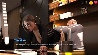 Office Boss Licking Step Sister Pussy