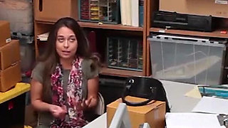 If She Didn't Want Him to Cum Inside Her Tight Pussy, She Wouldn't Have Shoplift