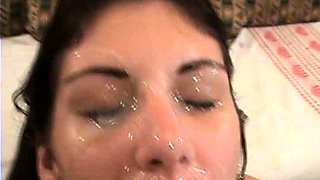 Awesome POV Blonde BJ Facial Cumshot